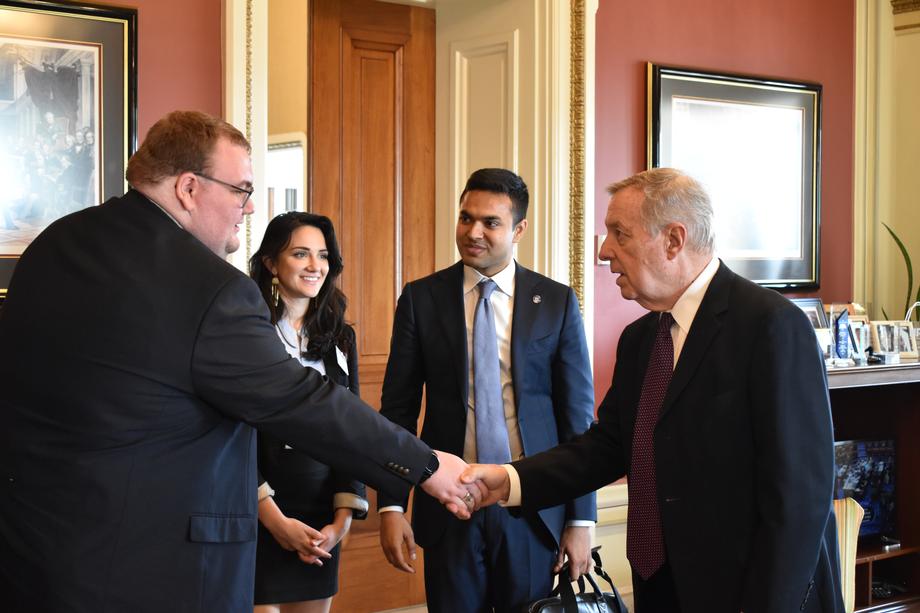DURBIN MEETS WITH IMPROVE THE DREAM TO DISCUSS IMPACT OF GREEN CARD BACKLOG ON DOCUMENTED DREAMERS