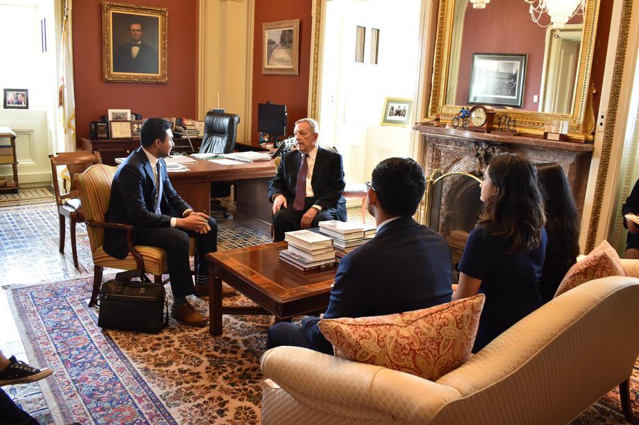 DURBIN MEETS WITH IMPROVE THE DREAM TO DISCUSS IMPACT OF GREEN CARD BACKLOG ON DOCUMENTED DREAMERS