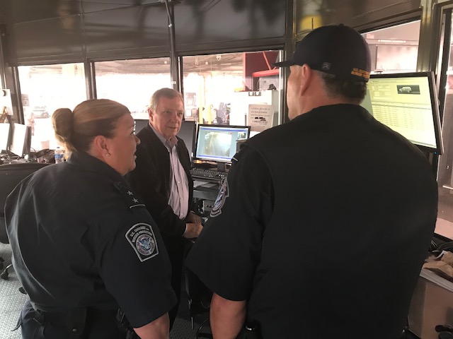 Durbin Tours Southwest Border In El Paso