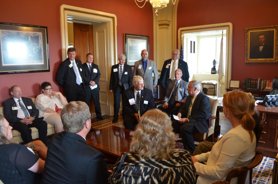 July 15, 2015 - I met with the Illinois Corn Growers to discuss agricultural priorities
