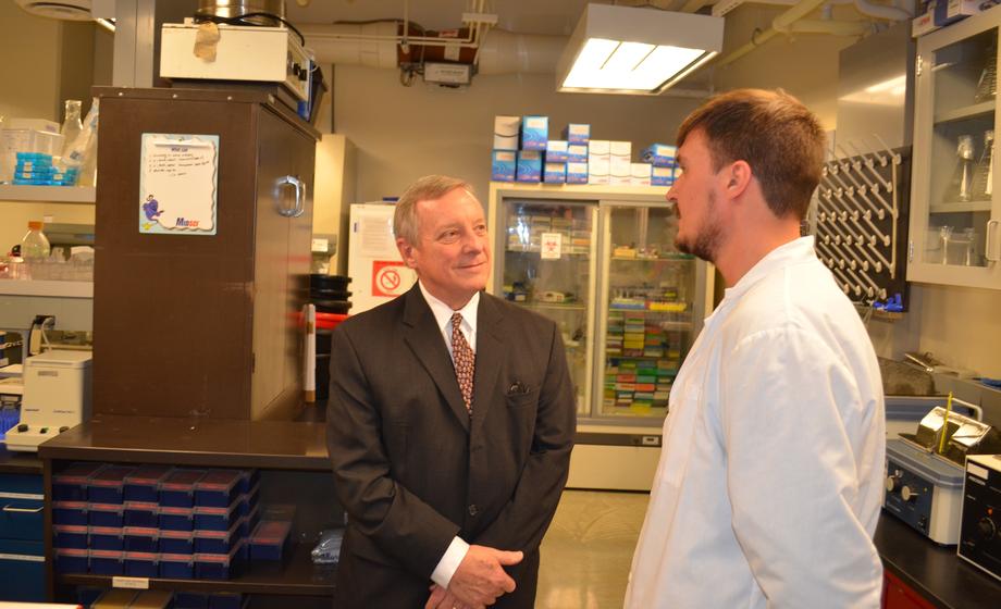 January 8, 2016 – I met medical researchers and toured a lab at SIU School of Medicine in Springfield.