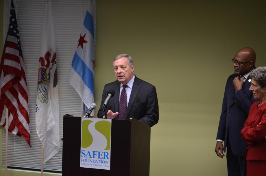 Durbin Discusses Criminal Justice Reform at Safer Foundation
