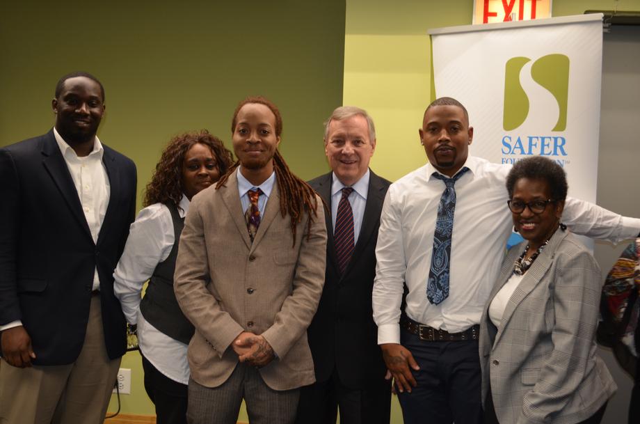 Durbin Discusses Criminal Justice Reform at Safer Foundation