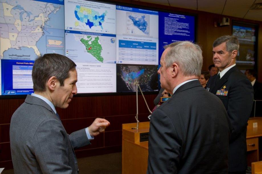 February 1, 2016 - I joined Dr. Thomas Frieden, Director of the CDC, for a tour of the CDC’s Emergency Operations Center and a pathology lab.