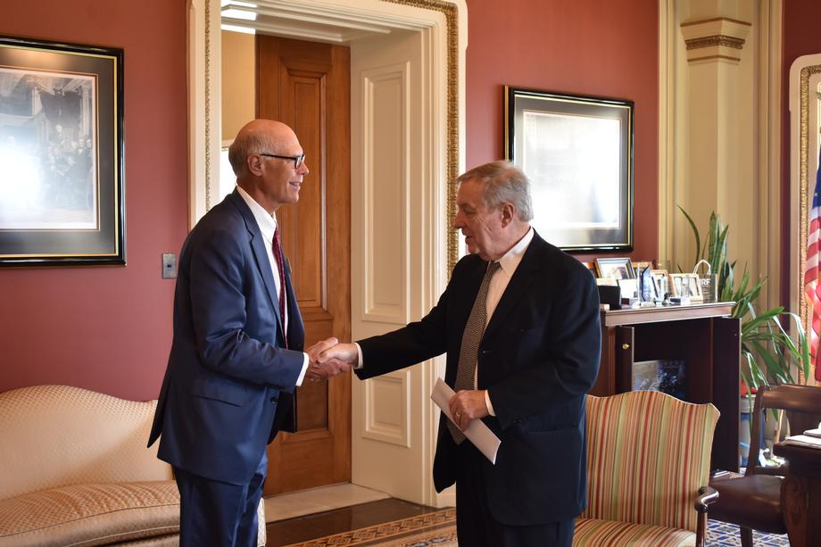 DURBIN MEETS WITH AMEREN, TALKS CLEAN ENERGY