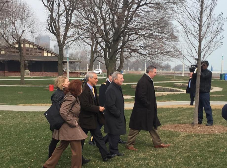 March 23, 2016 – I attended the ribbon-cutting for the Fullerton Shoreline Restoration Project in Chicago