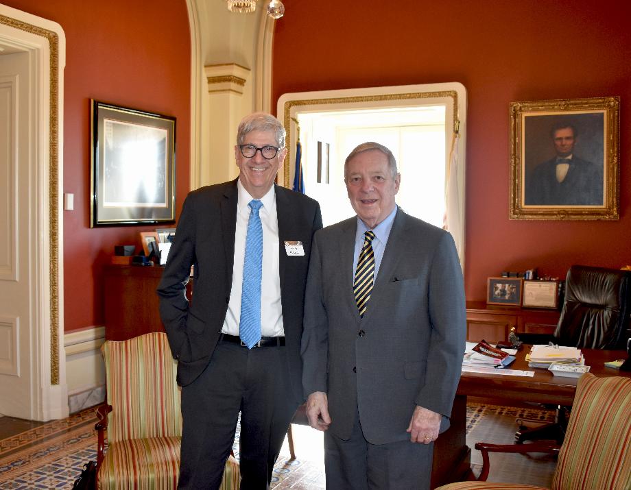DURBIN MEETS WITH MAYOR OF NORMAL, ILLINOIS, IN WASHINGTON OFFICE