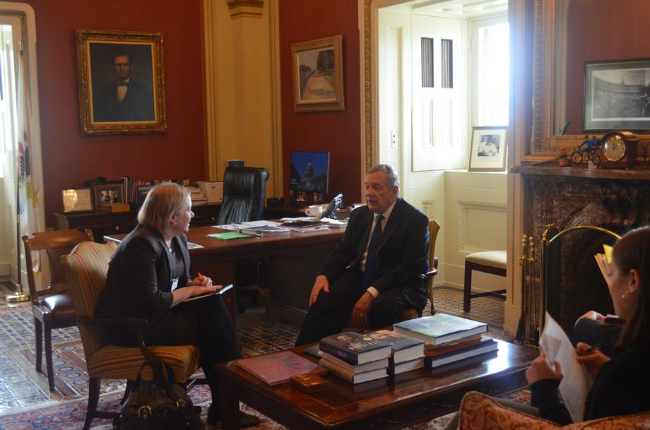 Durbin Meets With Chicago Department Of Public Health Commissioner To Discuss Coronavirus Response