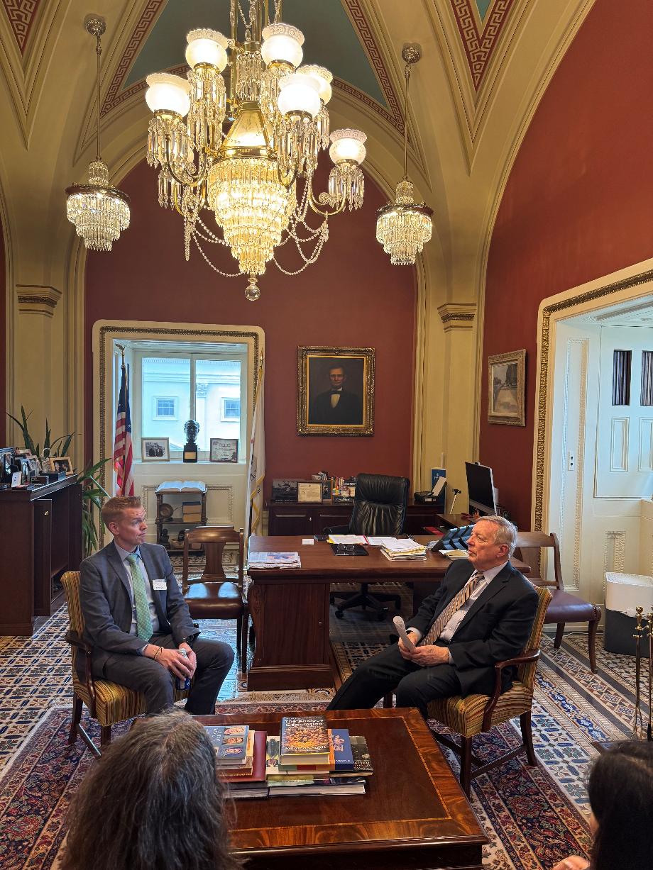 DURBIN MEETS WITH DIRECTOR OF THE ILLINOIS ENVIRONMENTAL PROTECTION AGENCY
