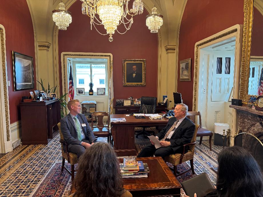 DURBIN MEETS WITH DIRECTOR OF THE ILLINOIS ENVIRONMENTAL PROTECTION AGENCY
