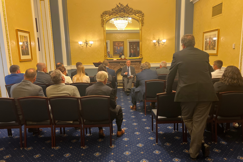 DURBIN MEETS WITH ILLINOIS FARM BUREAU AND ILLINOIS SOYBEAN ASSOCIATION