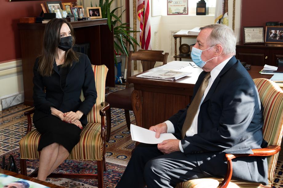 DURBIN, ANGELINA JOLIE: WE MUST REAUTHORIZE THE VIOLENCE AGAINST WOMEN ACT